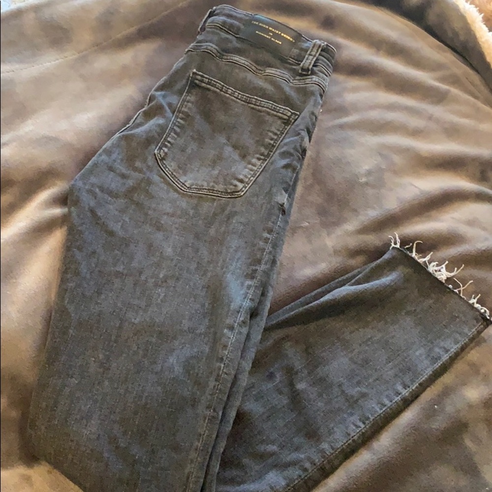 ZARA High waist Skinny midnight black jeans